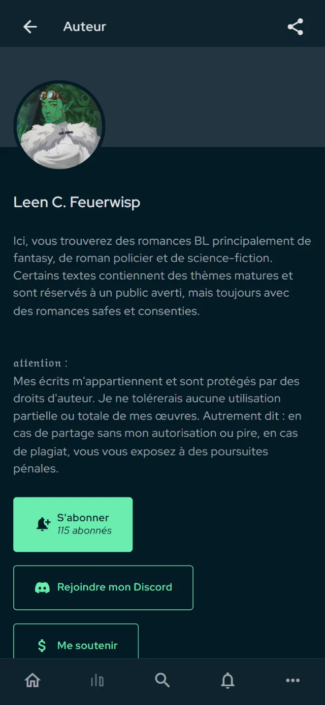 Suis tes auteurs préférés