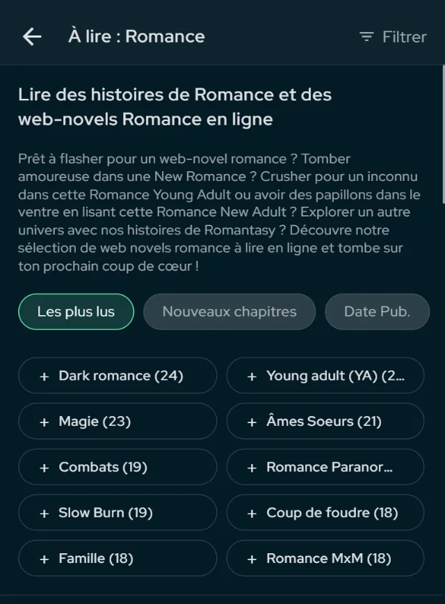 Les sous-genres